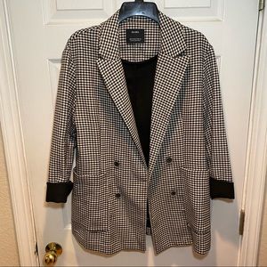 Bershka Double-Breasted Boyfriend Blazer
